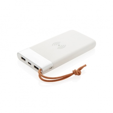 Logotrade liikelahjat mainoslahjat tuotekuva: Aria 8000 mAh 5 W:n langaton varavirtalähde