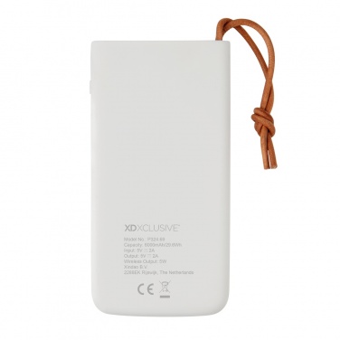 Logotrade mainoslahja ja liikelahja kuva: Aria 8000 mAh 5 W:n langaton varavirtalähde