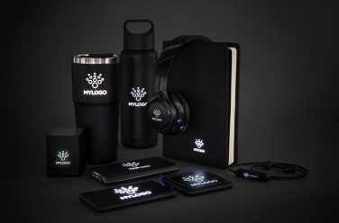 Logotrade liikelahja tuotekuva: Light up logo langattomat nappikuulokkeet