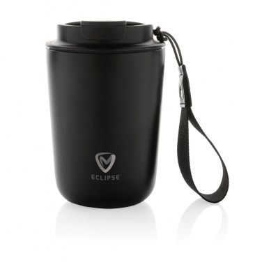 Logotrade liikelahja tuotekuva: Cuppa RCS re-steel vakuumimuki kantolenkillä