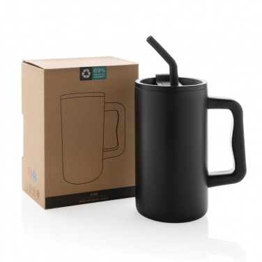 Logotrade mainostuote tuotekuva: Cube RCS -sertifioitu muki kierrätetystä teräksestä 800ml