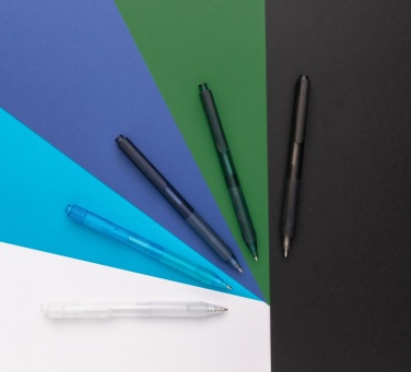 Logotrade mainostuote tuotekuva: X9 himmeä kynä silikoniotepinnalla