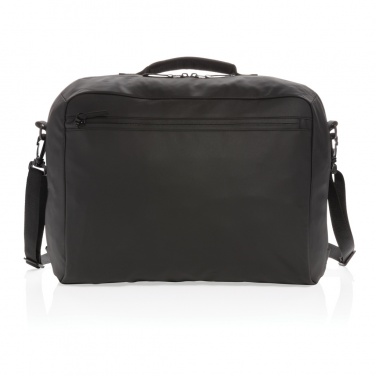 Logotrade liikelahja mainoslahja kuva: Musta PVC-vapaa Fashion-laptoplaukku 15,6"
