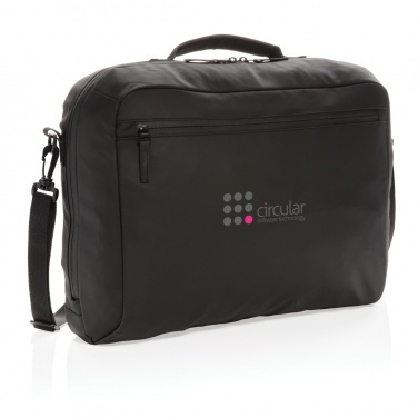 Logotrade mainoslahja tuotekuva: Musta PVC-vapaa Fashion-laptoplaukku 15,6"