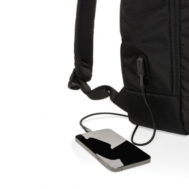 Logotrade mainoslahja tuotekuva: Swiss Peak AWARE™ moderni 15.6" tietokonereppu