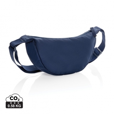 Logo trade mainoslahjat tuotekuva: Crescent AWARE™ RPET puolikuun muotoinen crossbody -laukku