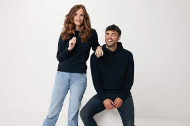 Logo trade liikelahjat tuotekuva: Iqoniq Rila kevyt huppari kierrätetystä puuvillasta