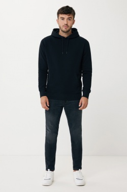 Logo trade mainoslahjat tuotekuva: Iqoniq Rila kevyt huppari kierrätetystä puuvillasta