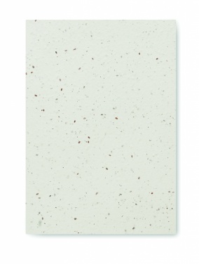 Logo trade liikelahja mainoslahja tuotekuva: Muistikirja A5 siemenpaperia