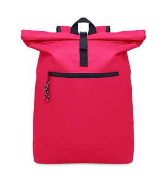 Logotrade liikelahja mainoslahja kuva: Reppu rolltop 600D pes