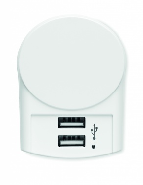 Logo trade mainoslahja ja liikelahja tuotekuva: Matka-adapteri USB-laturi 12W