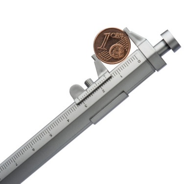 Logo trade liikelahja mainoslahja tuotekuva: Muovinen kuulakärkikynä liukuvalla jarrusatulalla PRESCOT