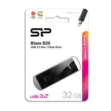 Logotrade mainoslahja ja liikelahja kuva: Pendrive Silicon Power B20 USB 3.0