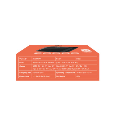 Logo trade mainoslahja kuva: Virtapankki Silicon Power QS28 20000 mAh