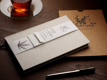 Logotrade liikelahjat mainoslahjat tuotekuva: Kierrätetty hamppu Notebook 209734300