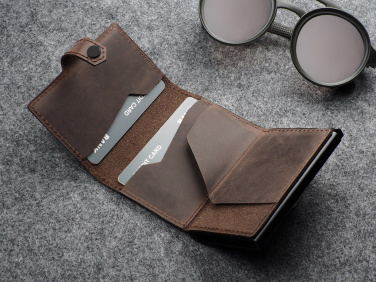Logo trade mainostuotet tuotekuva: RFID-lompakko - Hunter Leather 2109284