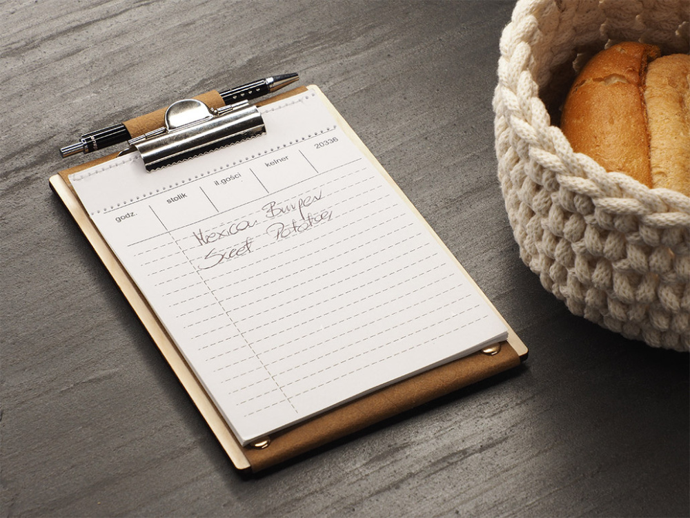 Logo trade mainostuote kuva: Tarjoilijan muistilehtiö 1669121