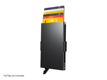 Logotrade mainoslahja tuotekuva: RFID-luottokorttikotelo, jossa on pidike AirTagille 2163108