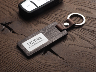 Logotrade mainostuote tuotekuva: Puinen avaimenperä 1853121