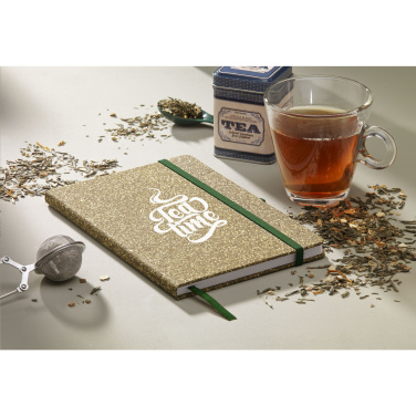 Logo trade mainostuote kuva: TeaGround korkkipaperi muistikirja A5