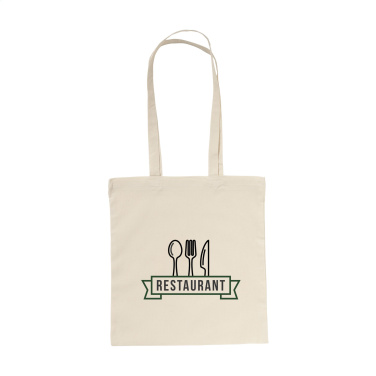 Logo trade mainoslahja ja liikelahja tuotekuva: ShoppyBag (135g/m²) pitkäkahvainen puuvillakassi