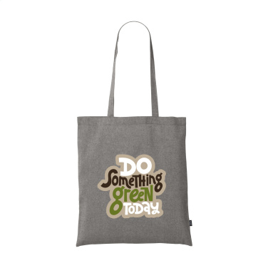 Logo trade mainoslahja ja liikelahja tuotekuva: GRS kierrätetty puuvilla Shopper (180 g/m²) pussi