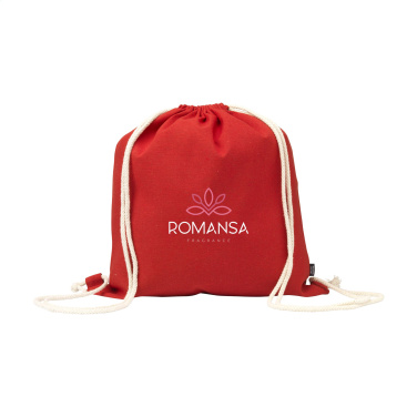 Logotrade mainoslahjat kuva: PromoColour GRS kierrätyspuuvillareppu (150 g/m²)