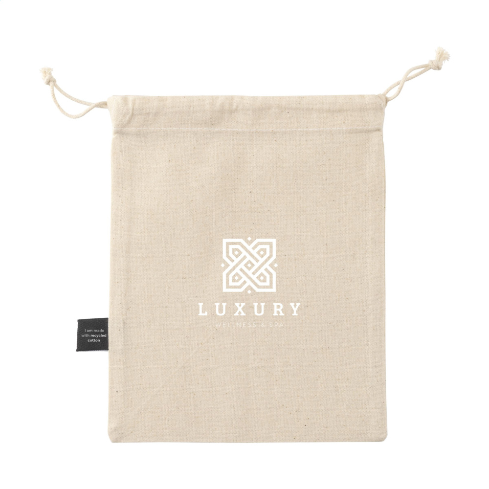 Logo trade mainostuotet tuotekuva: Lahjapussi Natural GRS kierrätettyä puuvillaa (150 g/m²) S