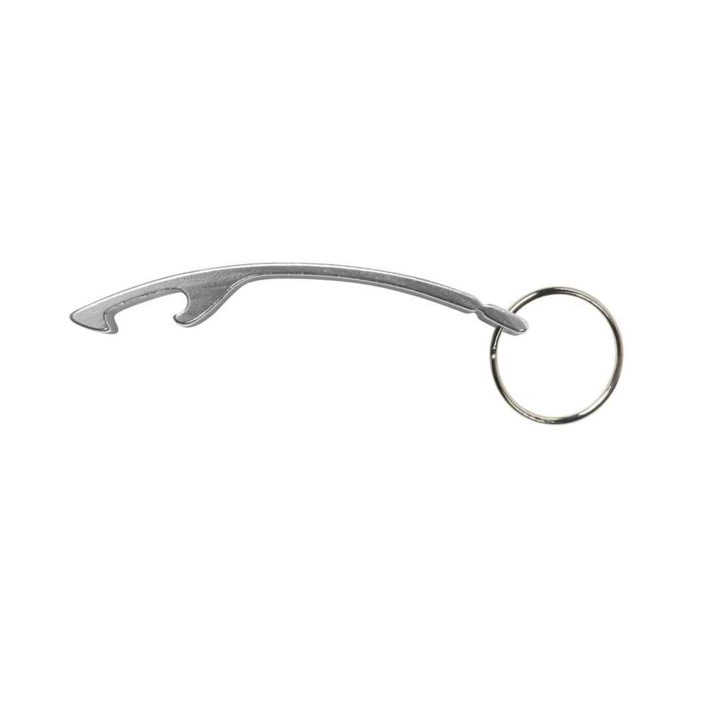 Logo trade liikelahjat mainoslahjat kuva: Alu Opener avaimenperä