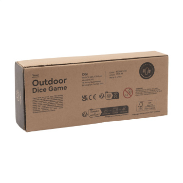 Logo trade mainoslahja kuva: Noppapeli ulkona