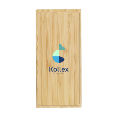 Logo trade mainostuote kuva: Bamboo 8000 Wireless Powerbank langaton laturi