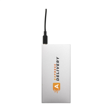 Logo trade liikelahja mainoslahja tuotekuva: Tecco GRS Kierrätetty Alu Powerbank 5000 ulkoinen laturi