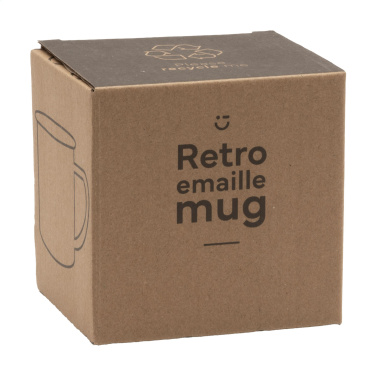 Logotrade liikelahja tuotekuva: Retro emalimuki 350 ml