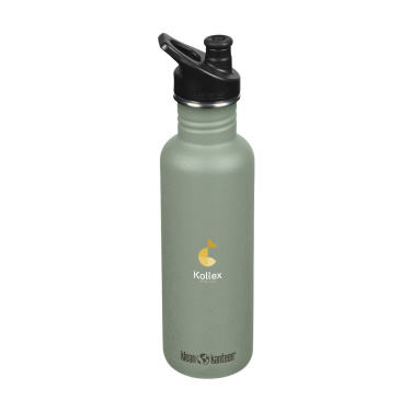 Logotrade mainoslahja tuotekuva: Klean Kanteen Classic kierrätetty vesipullo 800 ml