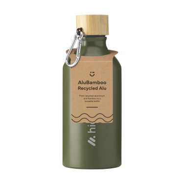 Logotrade mainostuotet kuva: AluBamboo GRS Kierrätetty Alu 500 ml vesipullo