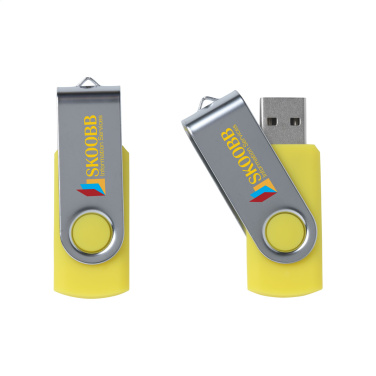 Logo trade liikelahja mainoslahja tuotekuva: USB Twist 4GB