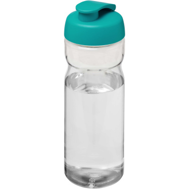 Logo trade liikelahjat tuotekuva: H2O Active® Eco Base 650 ml -urheilujuomapullo läppäkannella