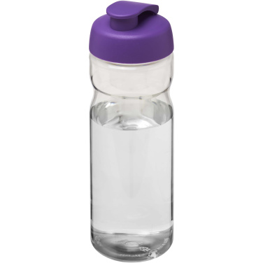Logo trade mainostuotet tuotekuva: H2O Active® Eco Base 650 ml -urheilujuomapullo läppäkannella
