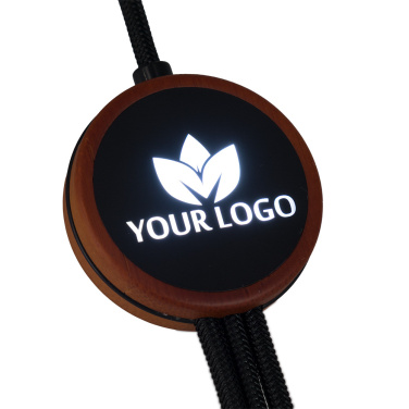 Logo trade mainostuote kuva: 3in1-kaapeli valaistulla logolla - LH-ZM04