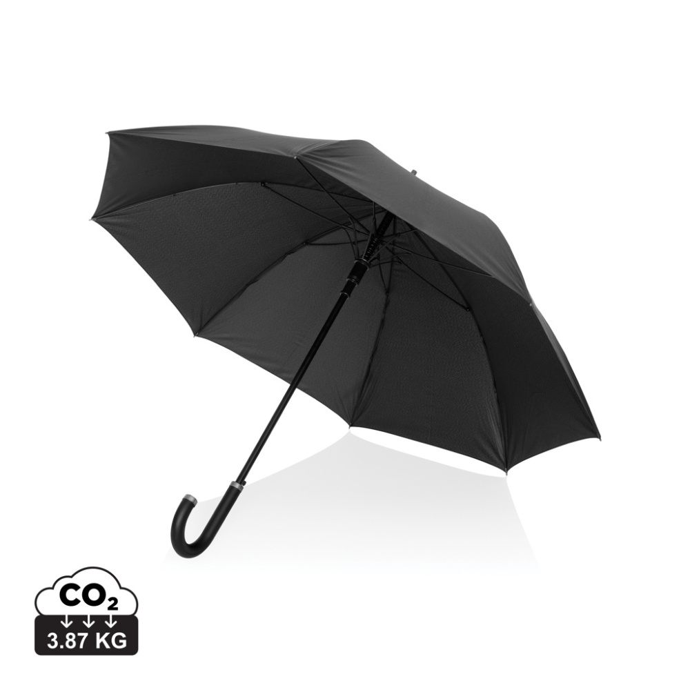 Logo trade liikelahjat tuotekuva: Swiss Peak Vero Aware™ RPET 25” sateenvarjo w luxe kahva
