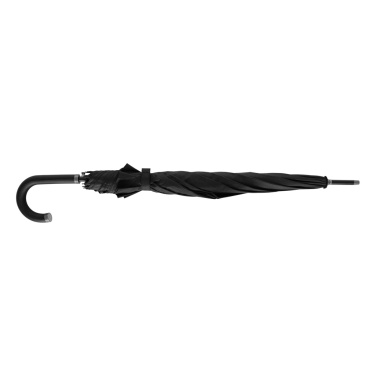 Logotrade liikelahja tuotekuva: Swiss Peak Vero Aware™ RPET 25” sateenvarjo w luxe kahva