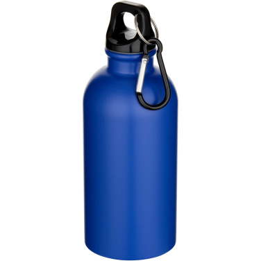 Logo trade liikelahjat mainoslahjat kuva: Oregon 400 ml:n RCS-sertifioitu, yksiseinämäinen, ruostumattomasta teräksestä valmistettu vesipullo karabiinihaalla