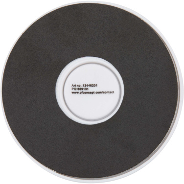 Logotrade mainostuote tuotekuva: Albali kierrätetystä muovista valmistettu magneettinen puhelinteline rengasjalustalla