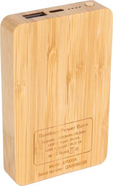 Logotrade mainoslahjat ja liikelahjat tuotekuva: Varavirtalähde 5000 mAh valaistulla logolla