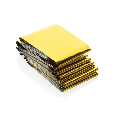 Logo trade mainoslahjat tuotekuva: Solra hätäpeite RCS-kierrätetystä RPET-pussissa