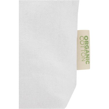 Logotrade liikelahja tuotekuva: Odisha 180 g/m²:n OCS-sertifioitu toilettilaukku tilavuus 1 litra