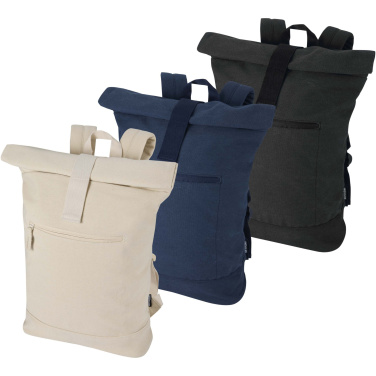 Logo trade mainostuote kuva: Recanvas 14" GRS-kierrätetty rullattava reppu, 16 L