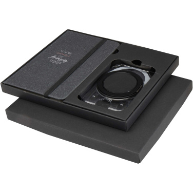 Logo trade mainoslahja kuva: Kern kovakantinen muistikirja (A6) ja MagSafe lompakkolahjasetti