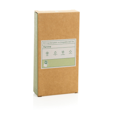 Logotrade mainostuotet kuva: Aervina RCS-kierätysmuovinen ladattava tuuletin