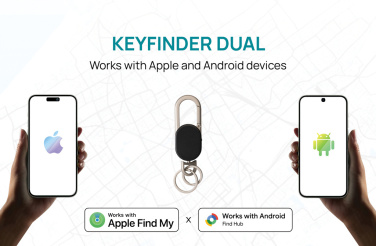 Logotrade liikelahja tuotekuva: Keyfinder Dual -avaimenperä paikannuksella